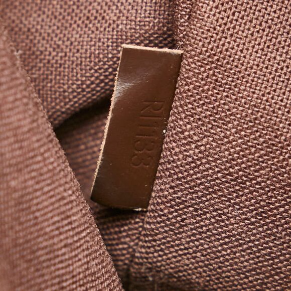 LOUIS VUITTON Authentic Brown Damier Leather Pochette Shoulder Bag - Picture 7 of 8